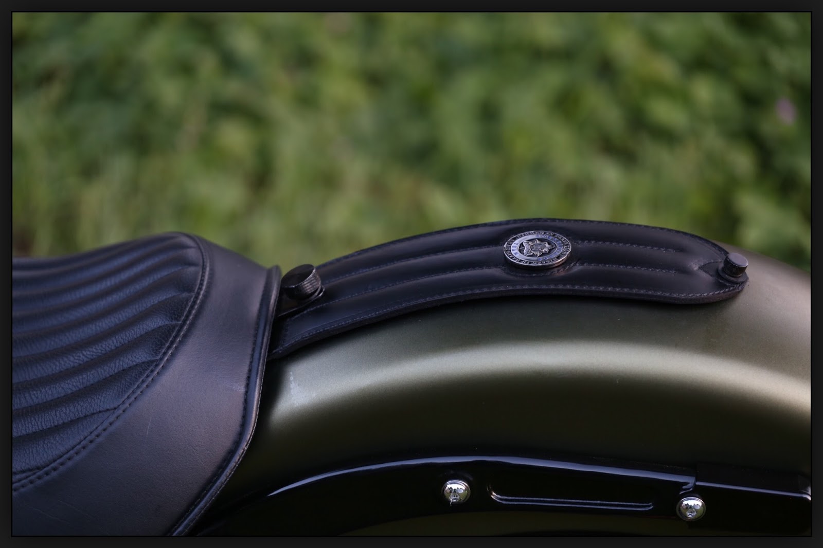 LeatherWerk Fender Bib for Harley Davidson