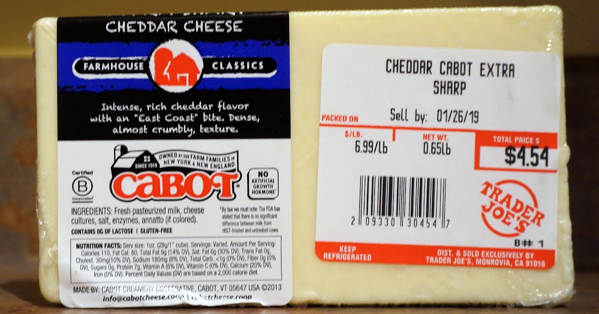 Exploring Trader Joe's Cabot Extra Sharp Cheddar Cheese