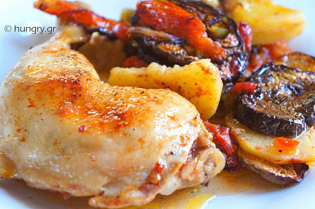 Oven Baked Chicken and Vegetables