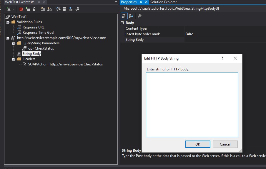 Learning Corner: Web Service Test with Visual Studio
