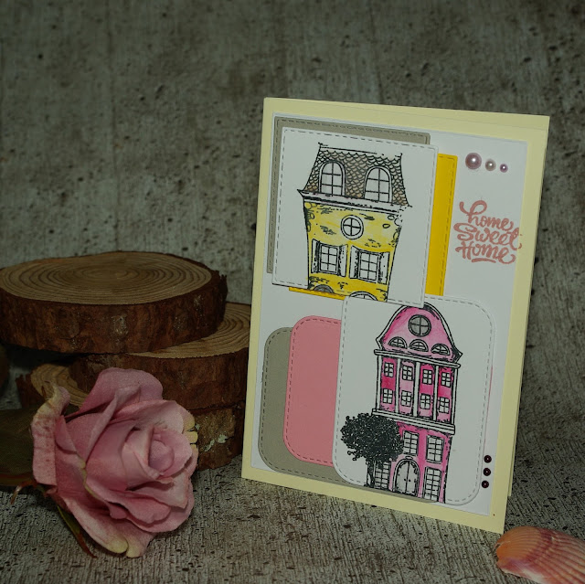 [DIY] Home Sweet Home New Home Greeting Card  Glückwunschkarte zum Umzug