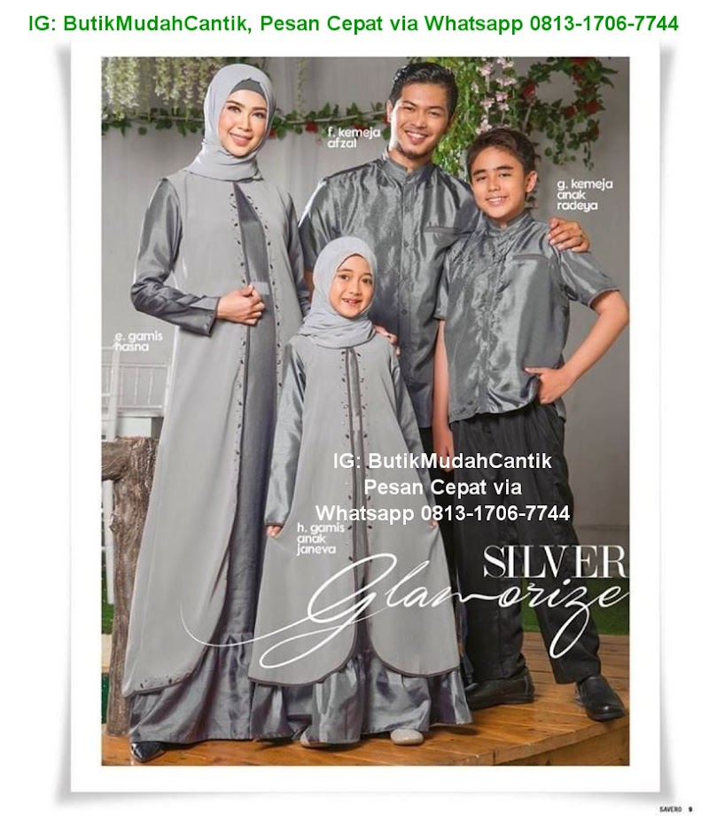 Trend Terpopuler 30 Model Baju Couple Muslim Keluarga 2021