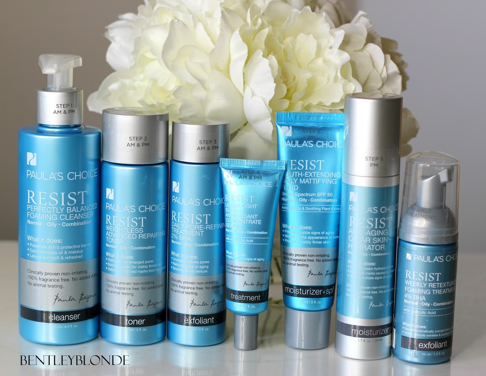 BentleyBlonde My Skin Care Routine for Combination Skin using Paula's