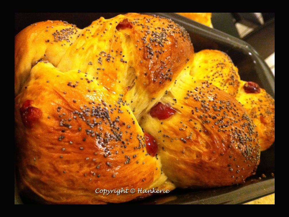 Cranberry poppy loaf