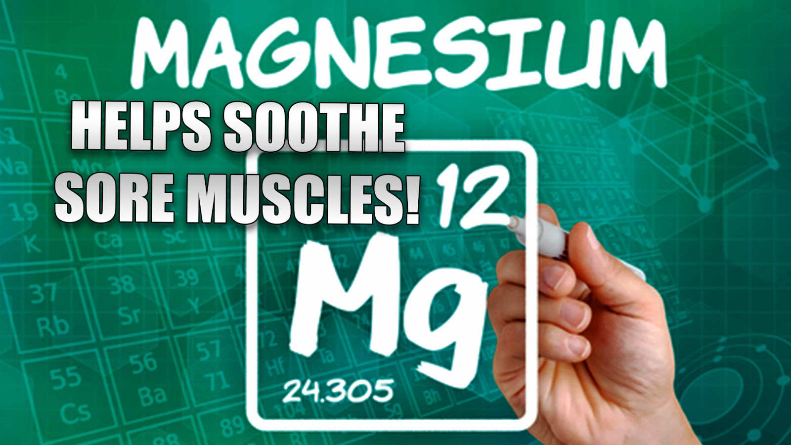 Magnesium Helps Soothe Sore Muscles El Paso, TX.