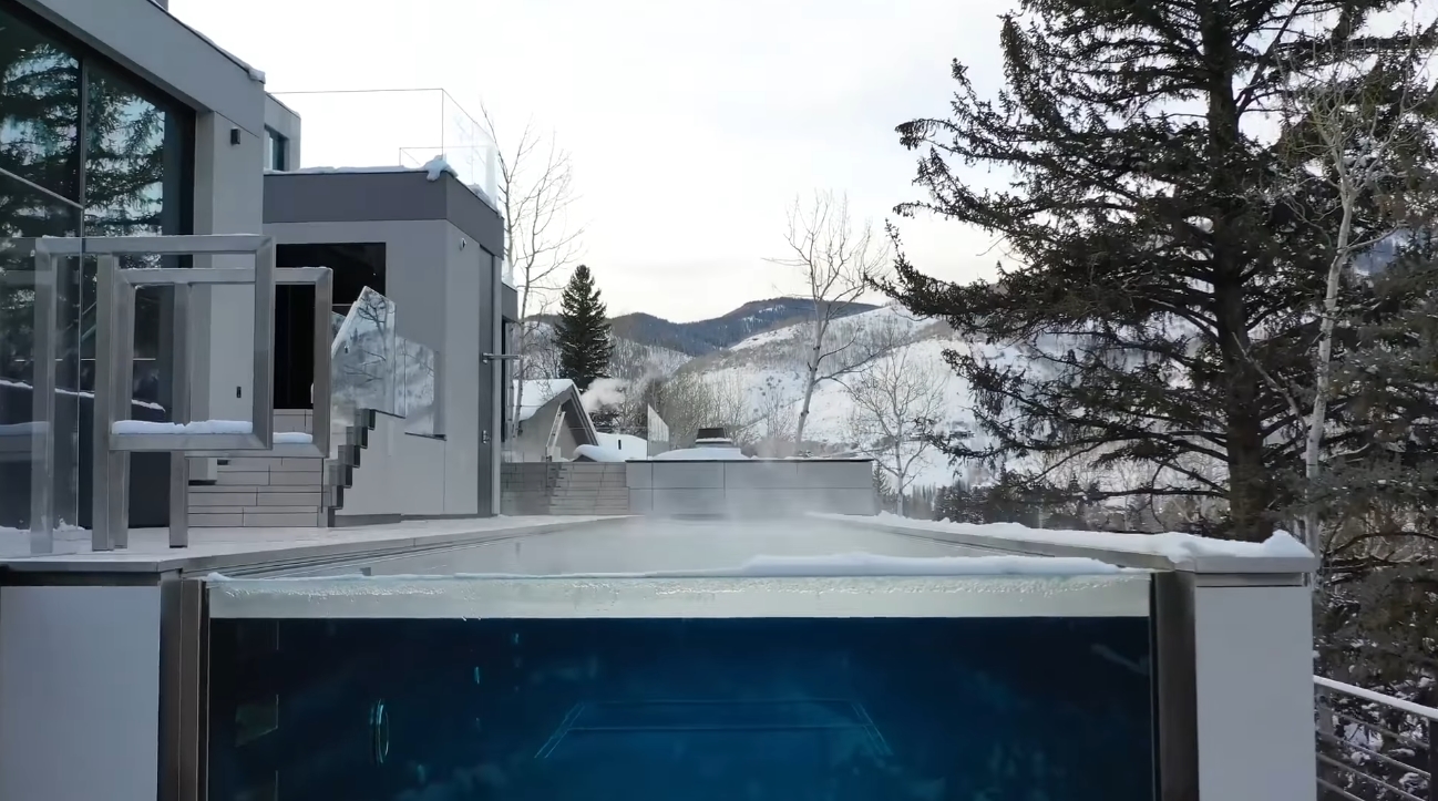 56 Photos vs. 165 W Forest Rd, Vail, CO Luxury Mansion Interior Design Tour