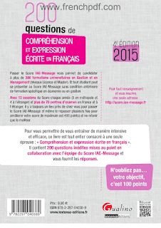 200 Questions de compréhension et expression écrite en français pdf gratuit