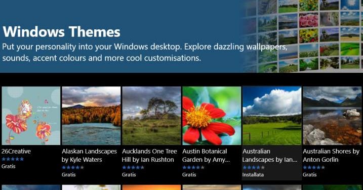 Iphone 6 E >> Installare temi desktop in Windows 10 per cambiare sfondo ... Iphone 6 E >> Installare temi desktop in Windows 10 per cambiare sfondo ...