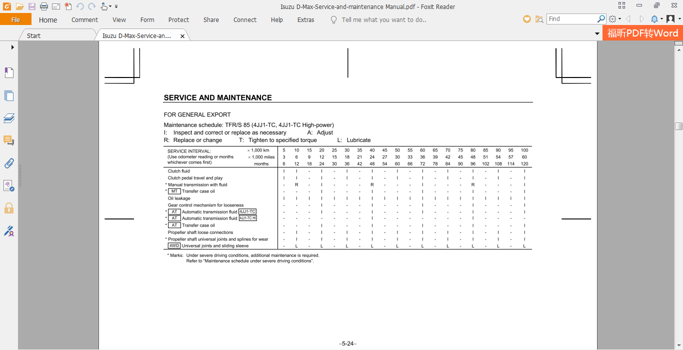 Isuzu D Max Service And Maintenance Manual Automotive Library