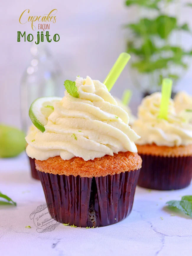 recette cupcakes menthe citron vert