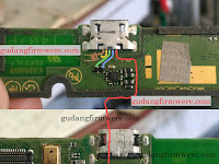Jalur USB Charger Lenovo A859 ( Trick Jumper )