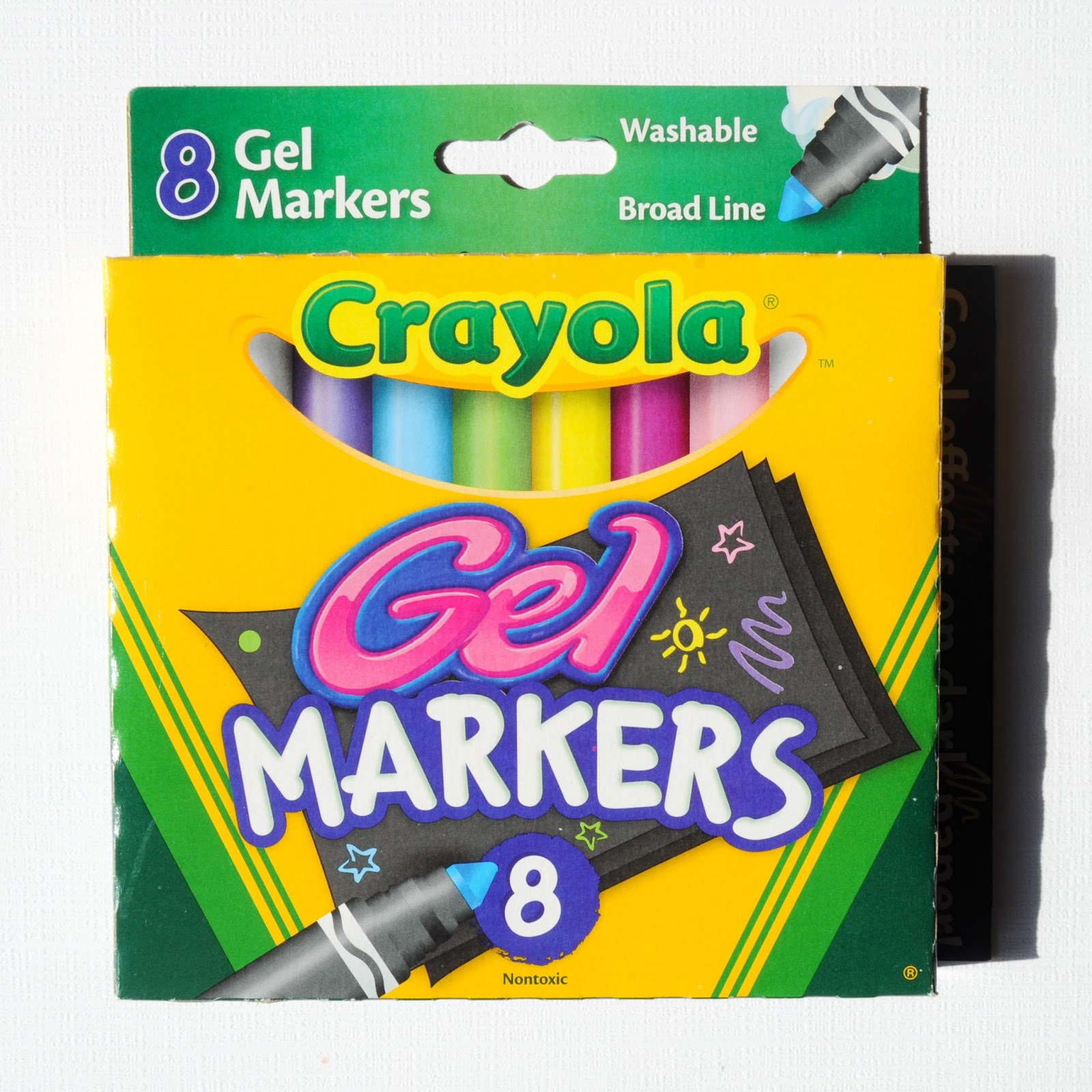 Crayola Gel Markers and Gel FX crayons What's Inside the Box Jenny's