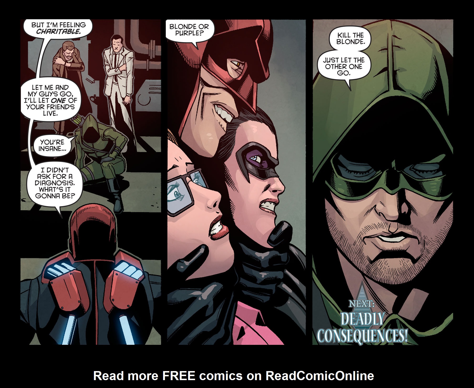 Read online Arrow: Season 2.5 [I] comic -  Issue #15 - 22