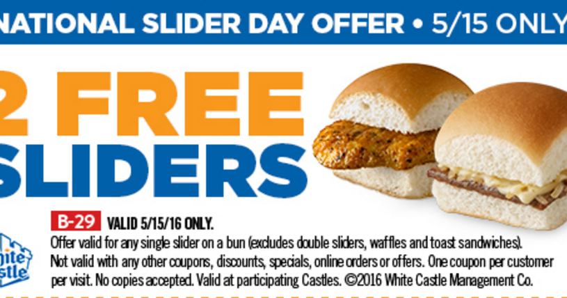 White castle coupon codes