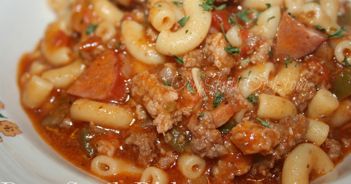 Deep South Dish: Southern Beef and Sausage Goulash