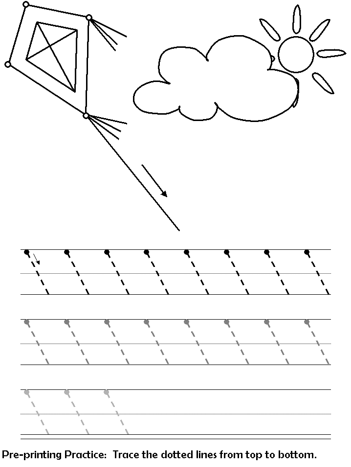 Beginning Handwriting Worksheets | Hand Writing