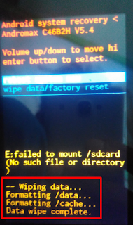 Hard Reset Andromax C46B2H