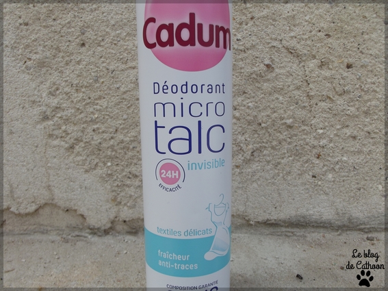 Revue déodorant micro talc 24h Cadum