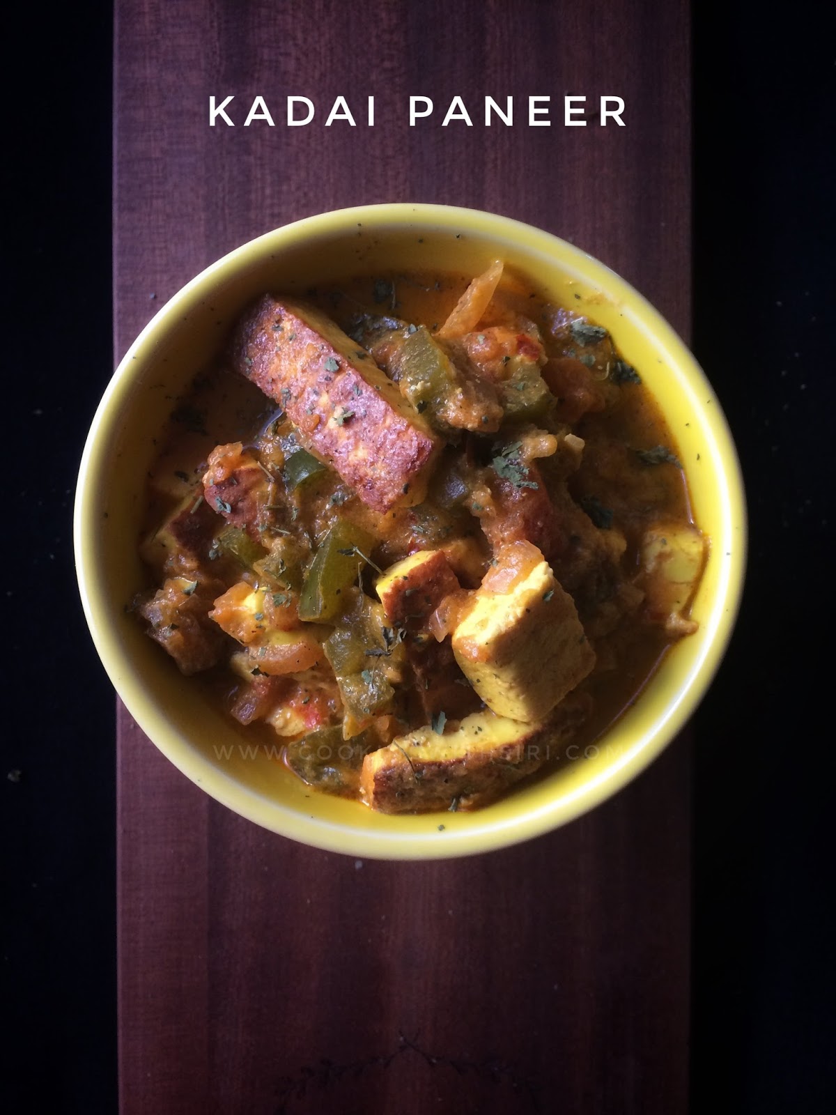 Cooking With Siri Recipes Reviews And Reflections Kadai Paneer Recipe With Homemade Kadai Masala Powder