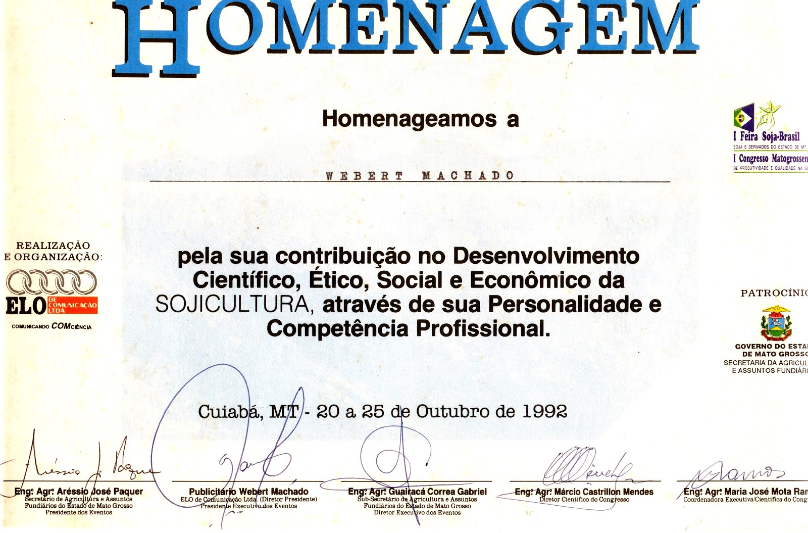 Governo do Estado de Mato Grosso - Elo de Comunicação Ltda.