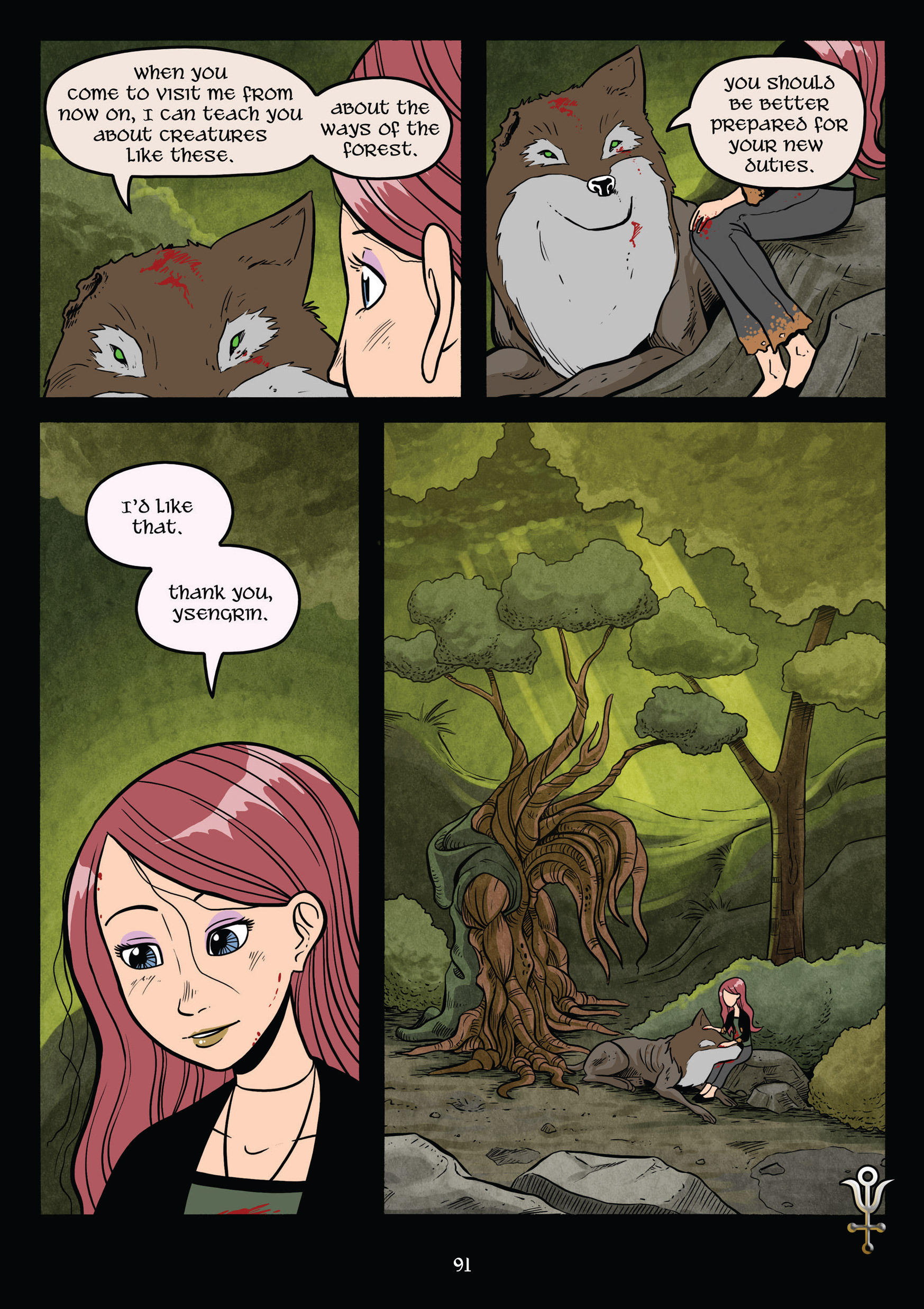 Read online Gunnerkrigg Court comic -  Issue # TPB 5 (Part 1) - 91