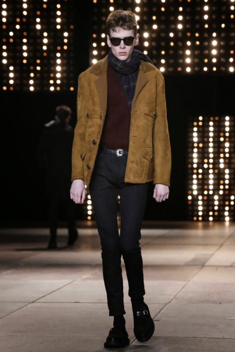 Fashion on the Couch: Saint Laurent Mens Fall/Winter 2014/2015 Runway Show