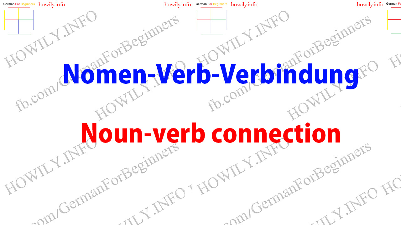 Nomen-Verb-Verbindungen Nomen-Verb-Verbindungen