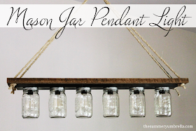 mason jar pendant light