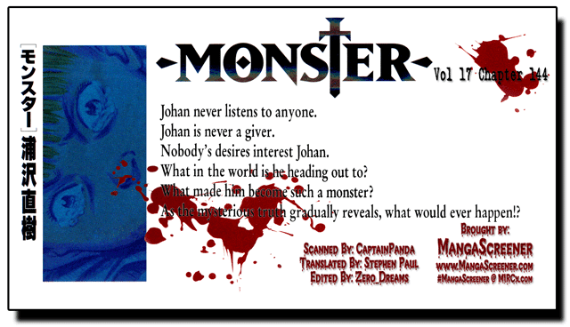 Monster Chapter 144 - ManhwaFull.net