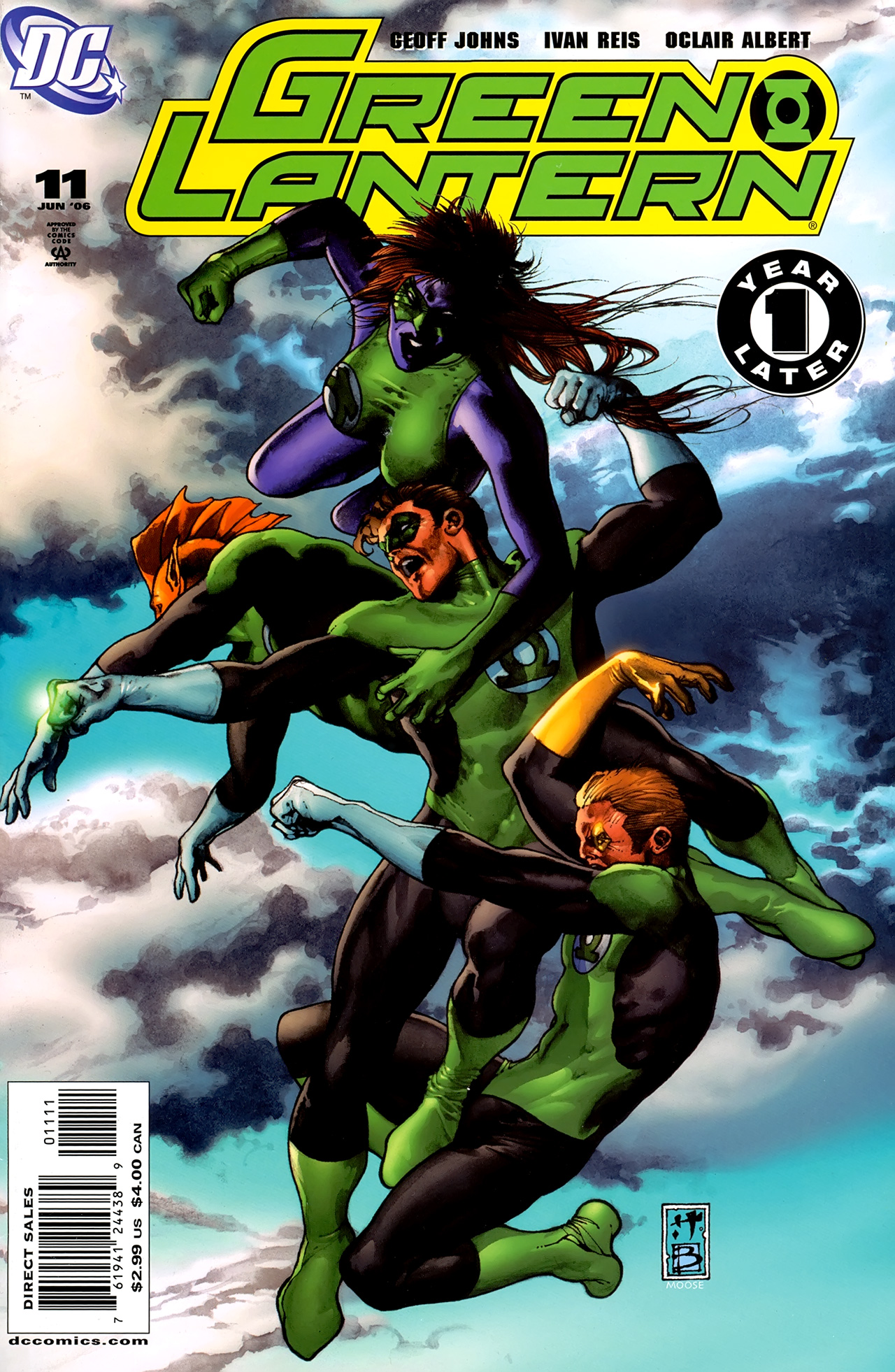 Read online Green Lantern (2005) comic -  Issue #11 - 1