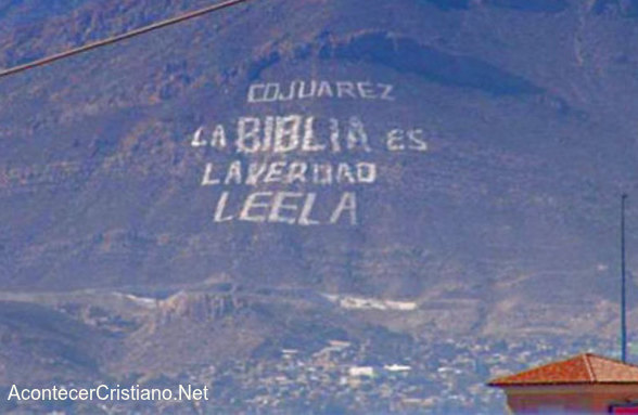 Cerro de la Biblia de Ciudad Juarez, México