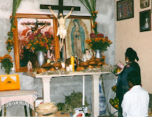 Altar at Edmundo Montano family