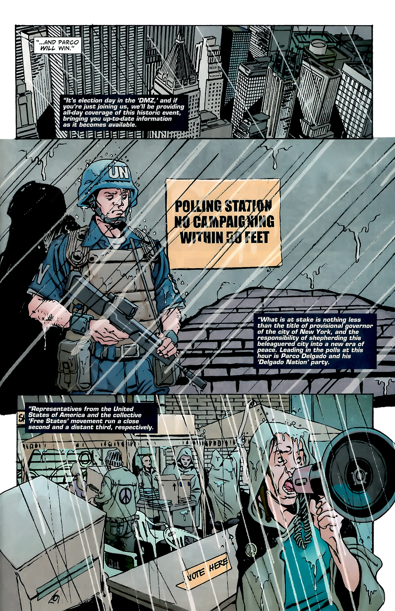 Read online DMZ (2006) comic -  Issue #33 - 17