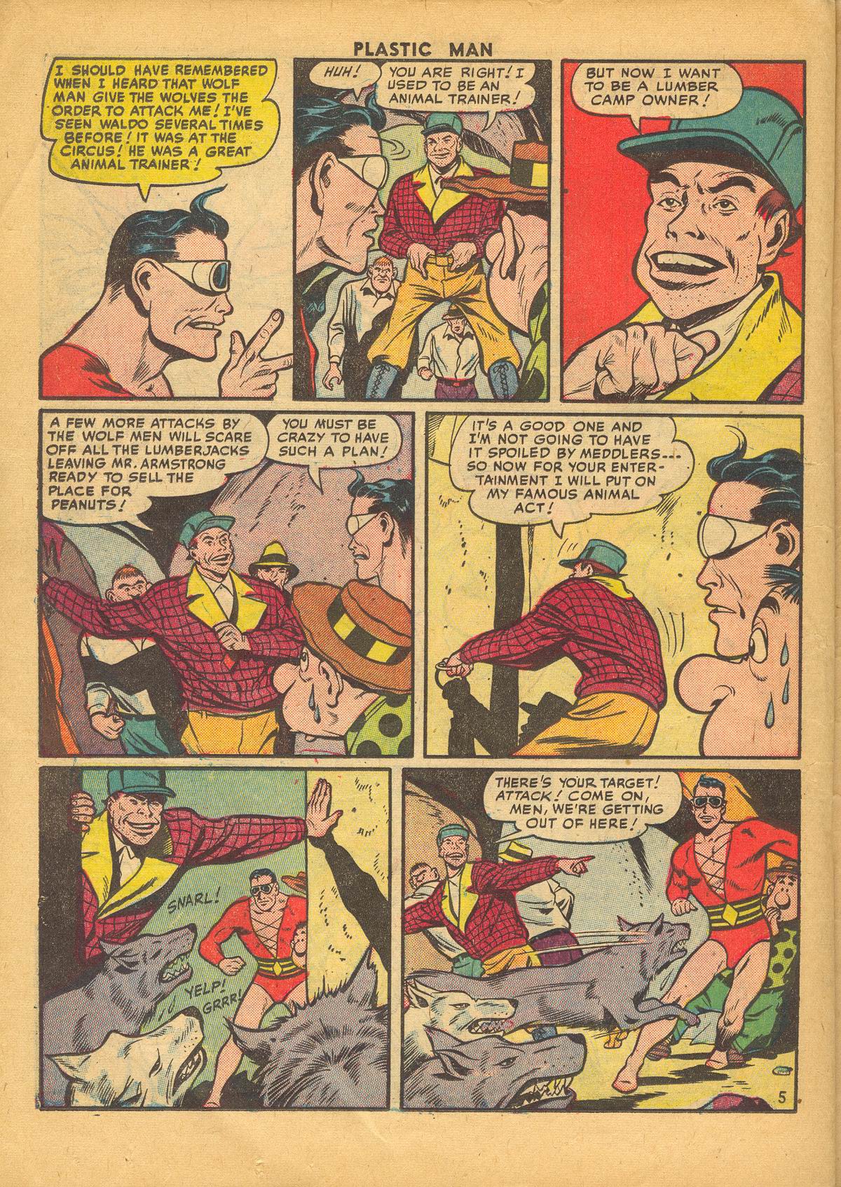 Read online Plastic Man (1943) comic -  Issue #34 - 22