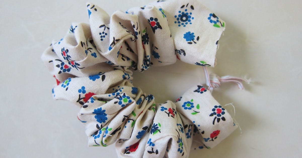 Cara Membuat Ikat Rambut Scrunchie Tanpa Mesin Jahit