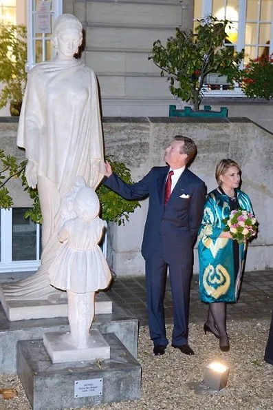 Duke Henri and Duchess Maria Teresa attended 90th anniversary reception of Biermans-Lapotre Foundation
