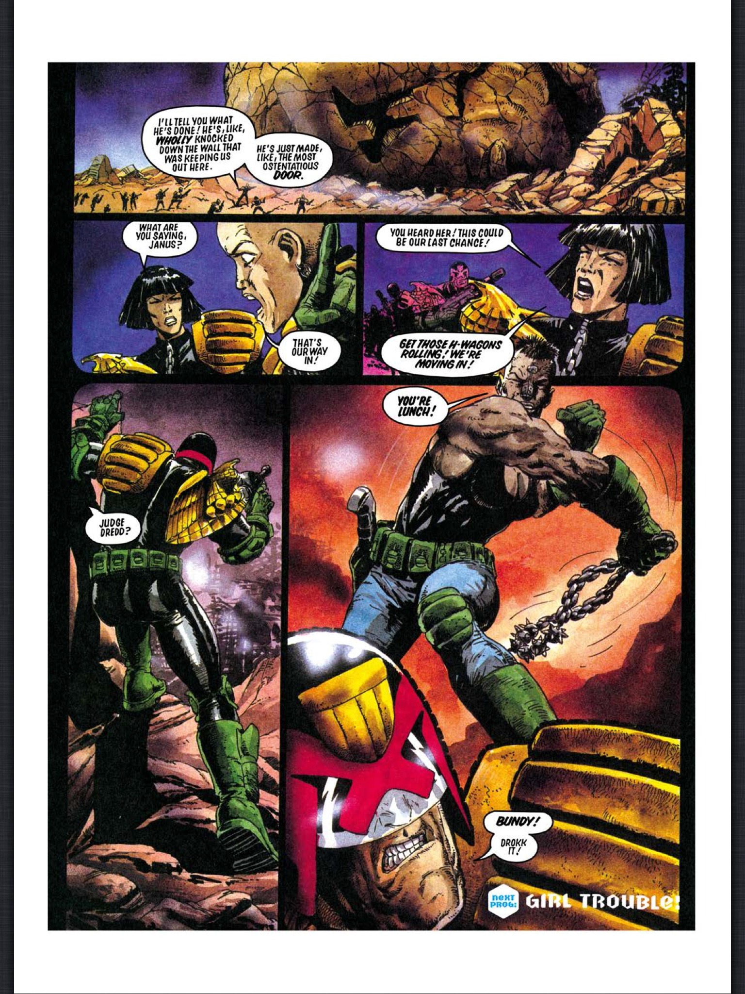Read online Judge Dredd: The Complete Case Files comic -  Issue # TPB 19 - 132