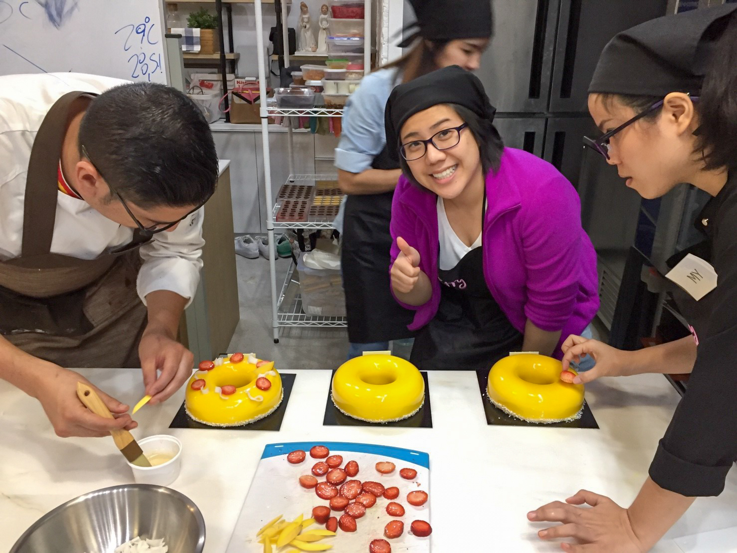 dailydelicious Contemporary pastry class by Chef Hans Ovando at Pastry