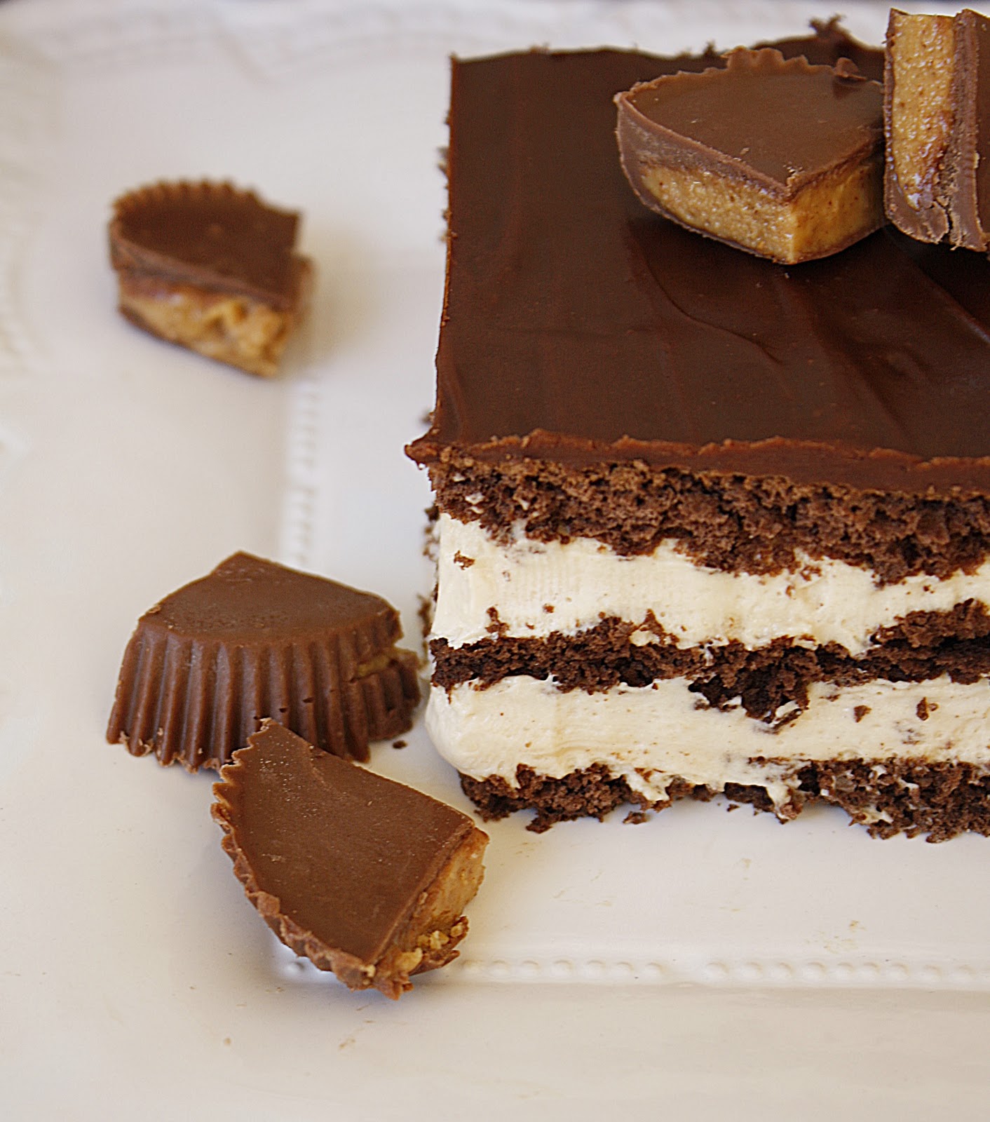 Peanut Butter Chocolate Eclair Dessert & A Winner - Purple Chocolat Home