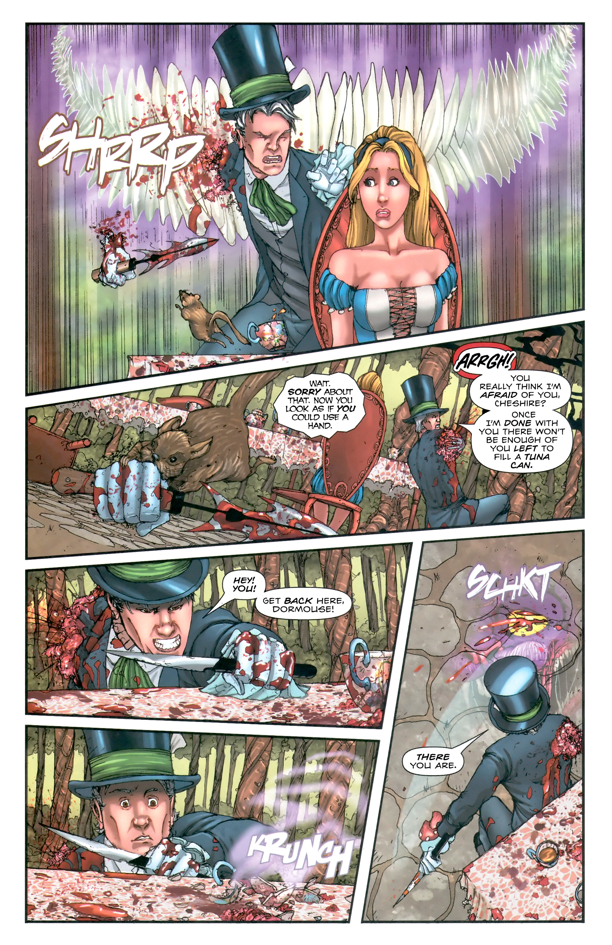 Read online Grimm Fairy Tales presents Alice in Wonderland comic -  Issue #3 - 19