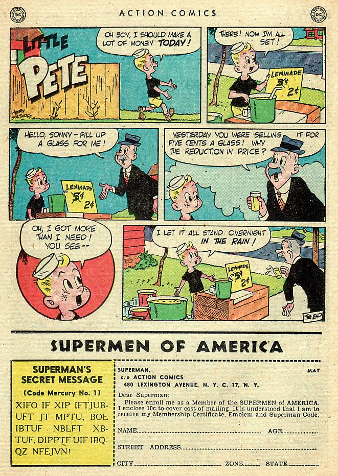 Read online Action Comics (1938) comic -  Issue #132 - 31