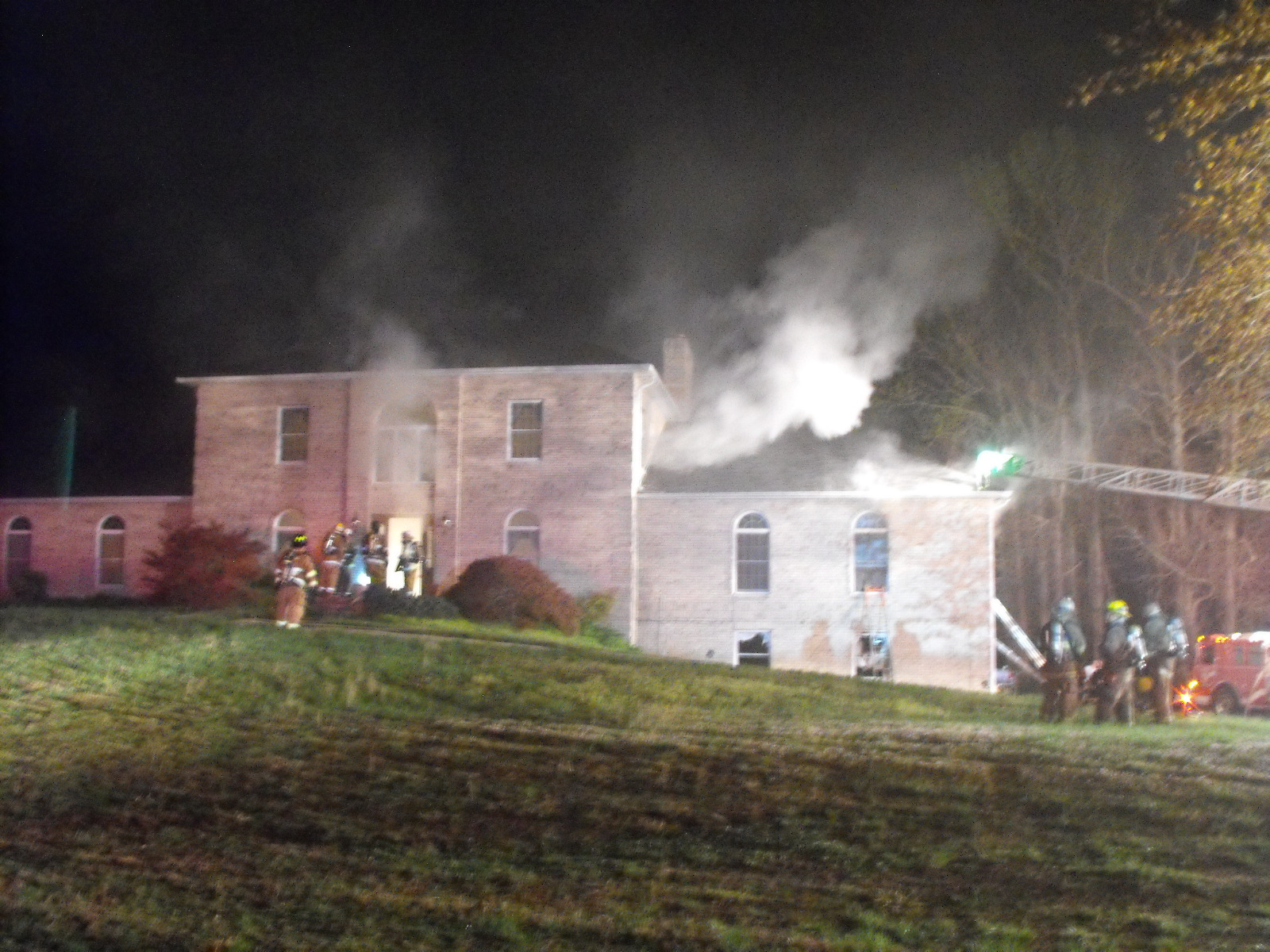 Baden/Brandywine House Fire on Friday Mornng Bald Eagle School Road