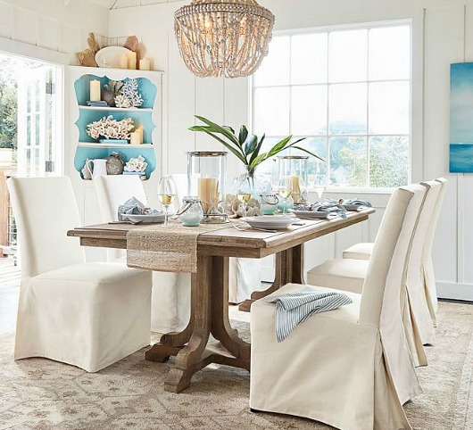 pottery barn art table