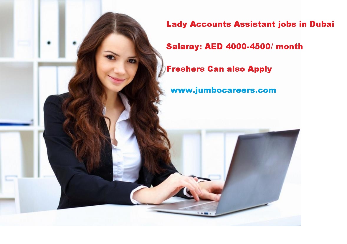 Accounts Assistant Job in Dubai | Accounts Job in Dubai With Salary AED 4500