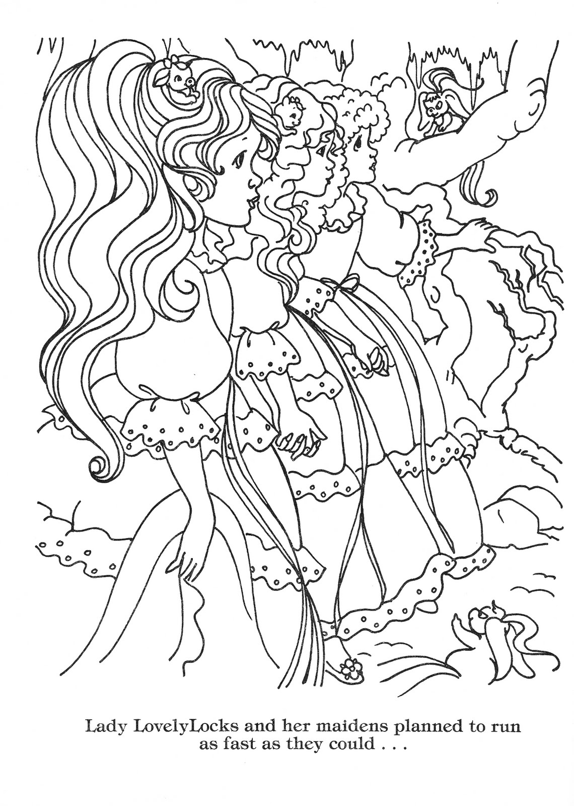 Lady Lovely Locks Coloring Book: Lady Lovely Locks - The Begining ...