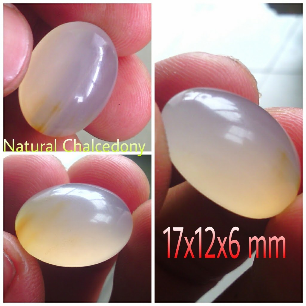Natural White Chalcedony Code: APNC313 - Batu Akik Padang