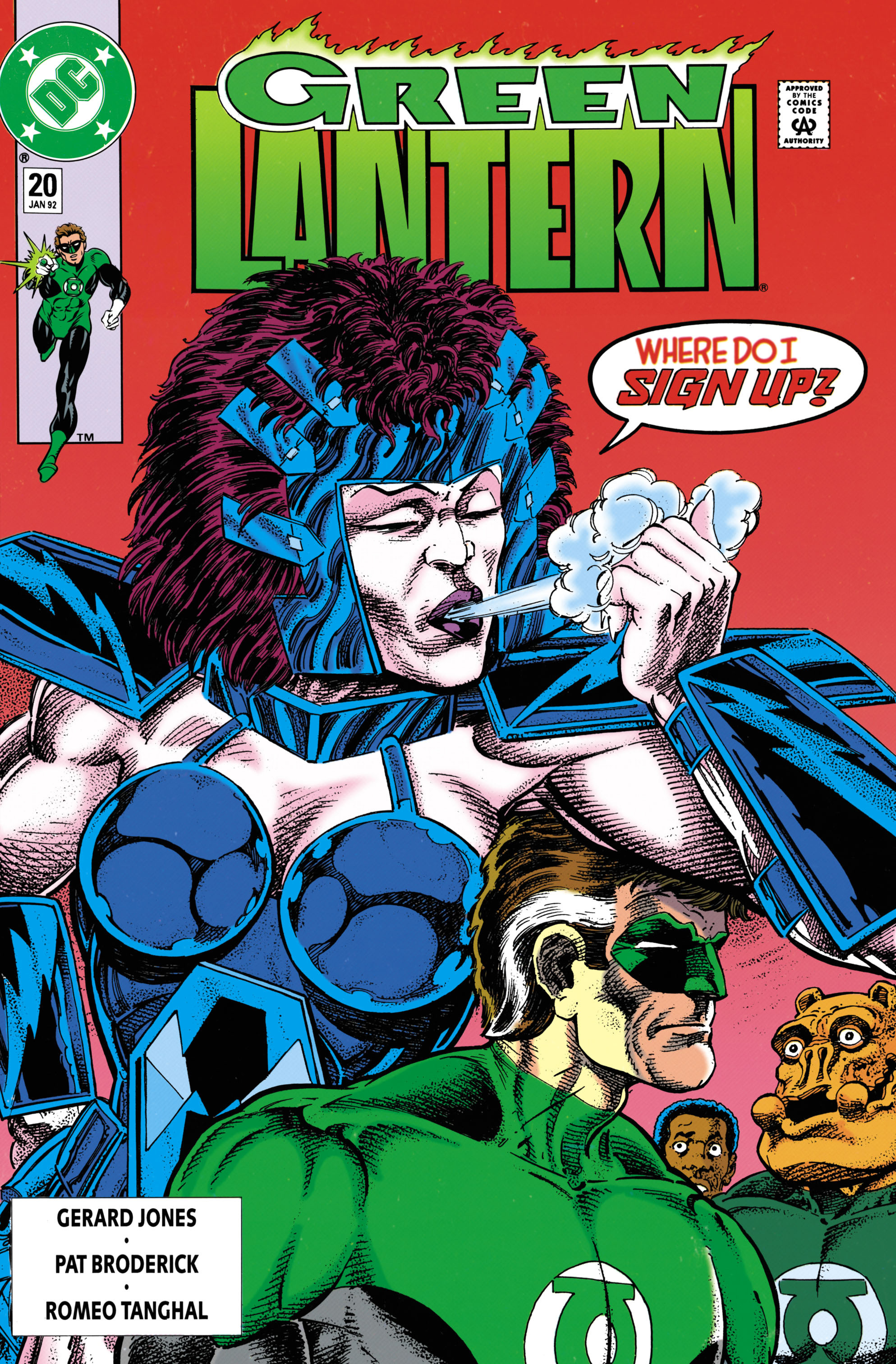 Read online Green Lantern (1990) comic -  Issue #20 - 1