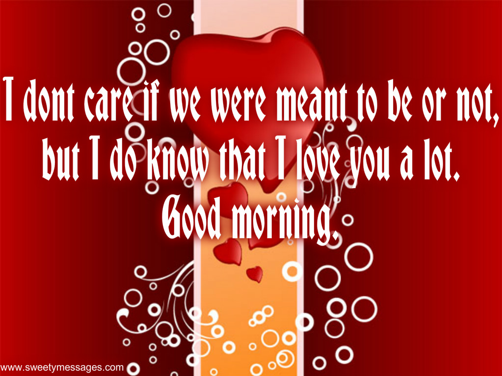 ROMANTIC GOOD MORNING MESSAGES FOR HIM - Beautiful Messages