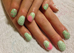 shellac nail cnd puff cream strawberry roses limeade done mix base