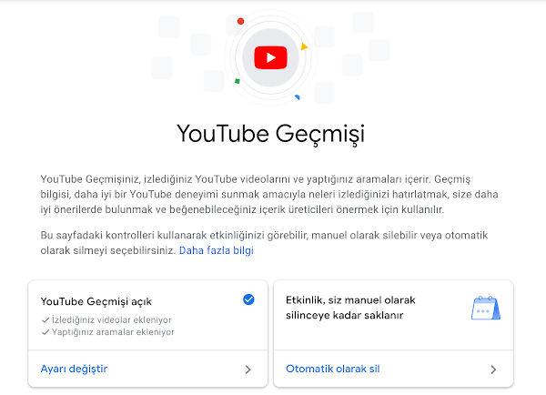 Youtube Geçmişi Otomatik Olarak Nasıl Silinir? Youtube Geçmişi Otomatik Olarak Nasıl Silinir?